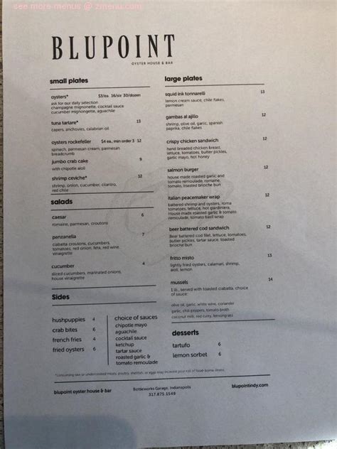 Online Menu of The Garage Food Hall at Bottleworks Restaurant, Indianapolis, Indiana, 46204 - Zmenu