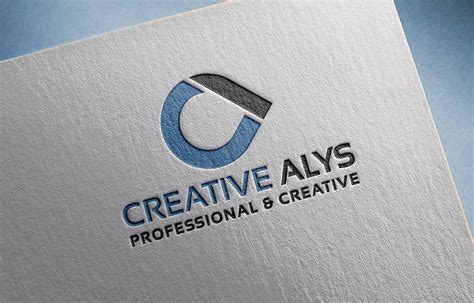 Paper Pressed Logo Mockup PSD