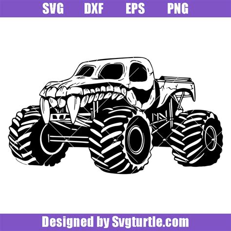 Monster Truck Svg Car Svg Truck Svg Png And Svg Png Files Monster Truck, Illustrazioni ...