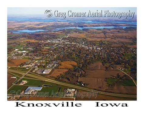 Aerial Photo of Knoxville Iowa – America from the Sky