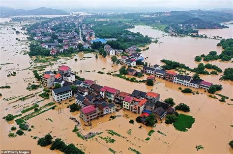 Aerial footage shows devastating aftermath of flash floods in China - World Crypto News