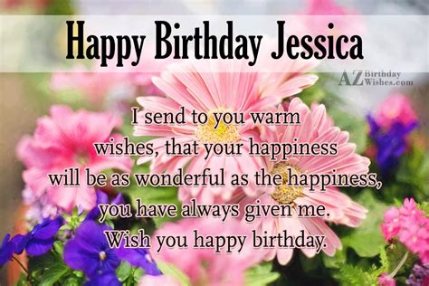 Happy Birthday Jessica