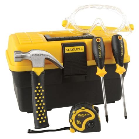 Kid's Stanley Toolbox with 5-Piece Tool Set