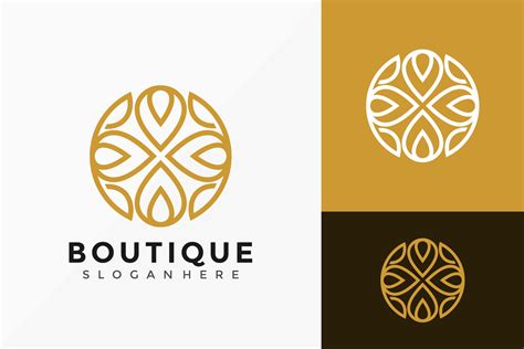 Flower Lotus Boutique Logo Design, creative modern Logos Designs Vector Illustration Template ...