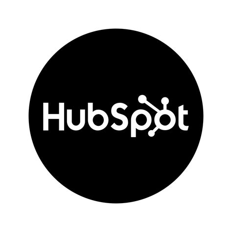 Hubspot black logo vector on white background 26783752 Vector Art at Vecteezy