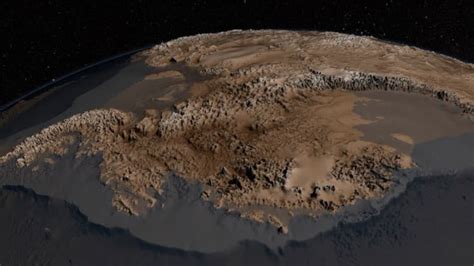 Map Showing Antarctica Without Ice - Ardisj Michelle