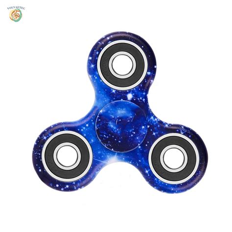 Purple Galaxy Sky Hand Spinner 3D Fidget Spinner Finger Spinner EDC Focus on Reliever Stress ...