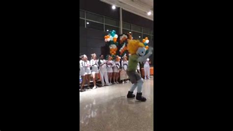 UT Dallas Mascot- Temoc birthday - YouTube