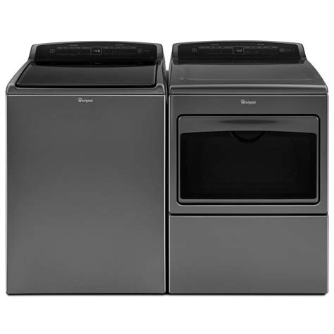 Whirlpool WTW7500GC 4.8 cu. ft. Top Load Washer and WED7500GC 7.4-cu ft Electric Dryer