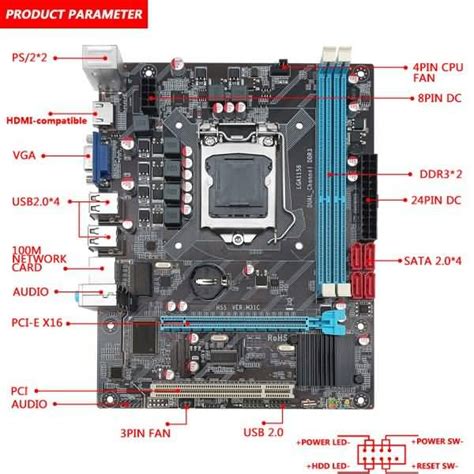 Buy MACHINIST H55 LGA 1156 Motherboard With Intel Core i5 760 CPU DDR3 ...