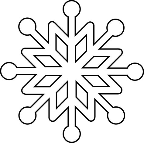 Drawings Of Snowflake Patterns