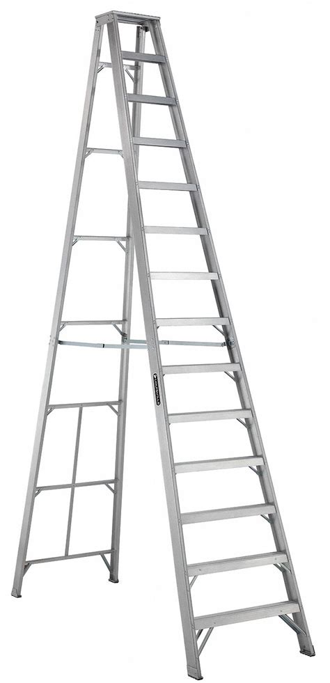 LOUISVILLE, 14 ft Ladder Ht, 13 Steps, Stepladder - 36Y379|AS1014 - Grainger