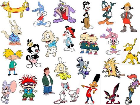 "90s Cartoon Characters" by megaliz | Redbubble