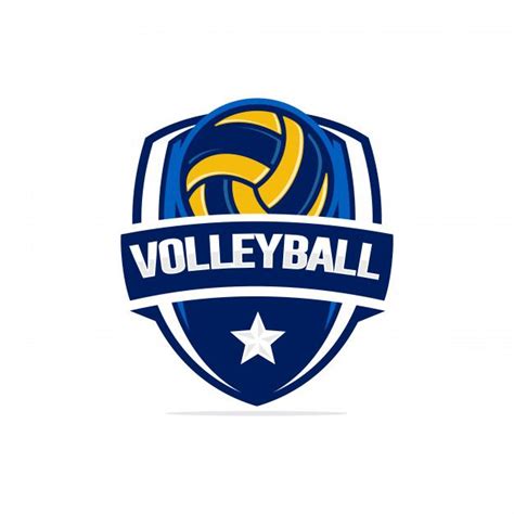 Premium Vector | Volleyball Logo | Volleyball designs, Sports logo ...