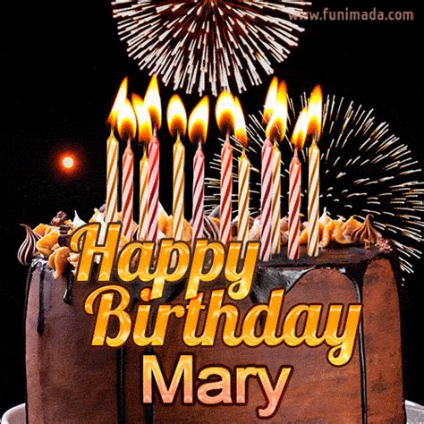 Happy Birthday Mary GIFs - Download on Funimada.com