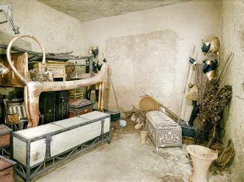 The discovery of Tutankhamun’s tomb shown in colour for the first time ...