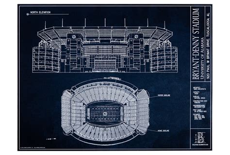 Bryant-Denny Stadium | University of Alabama - Ballpark Blueprints