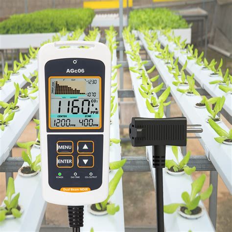 Smart Indoor Air Quality Controller CO2 Analyzer for Greenhouse Grow ...