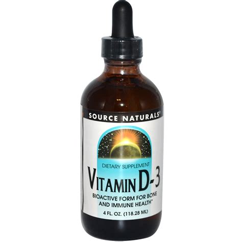 VITAMIN D-3 LIQUID 4 OZ by SOURCE NATURALS available at VitaNet®, LLC