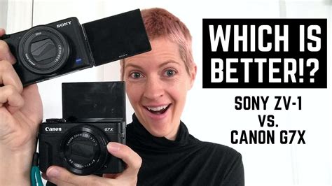 Best Vlogging Camera!? 📷 Sony ZV1 vs. Canon G7X Mark ii - Mic + Video ...