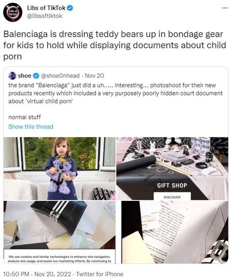 Balenciaga is dressing teddy bears up in bondage gear for kids to hold ...