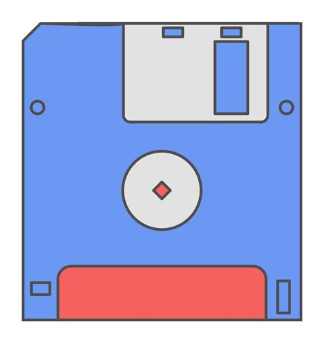 Retro Diskette Sticker Vector Illustration 15826555 Vector Art at Vecteezy