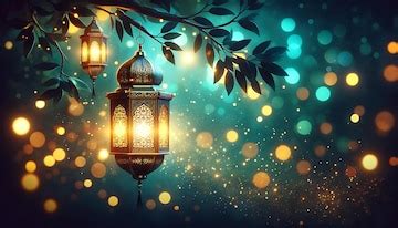 Premium Photo | Islamic backgrounds in the form of pictures of mosques lanterns and various ...