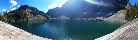 Lake Serene, Mount Index, Washington [5012x1486] [OC] : r ...