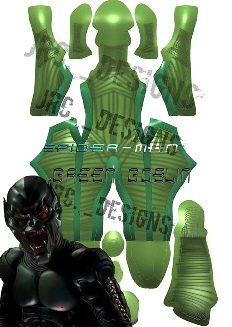 Spider-man 2002 Green Goblin Bodysuit digital Download - Etsy