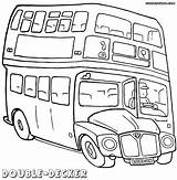 Double Decker Bus Coloring Page Coloring To Download And Print  sketch template