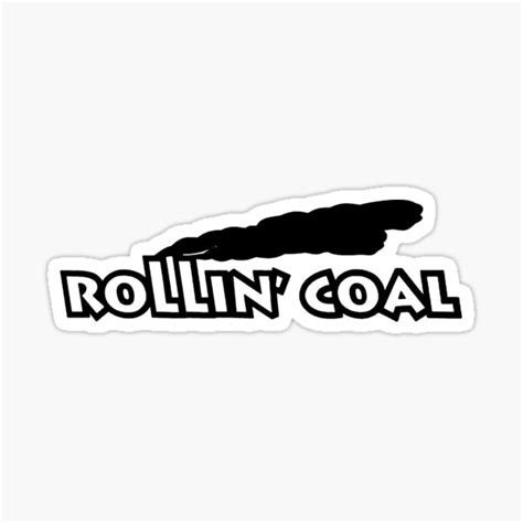 "Diesel Rolling Coal " Sticker for Sale by DigiArtza | Redbubble