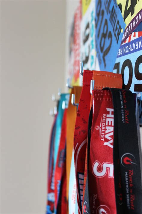 race bib marathon medal hanger