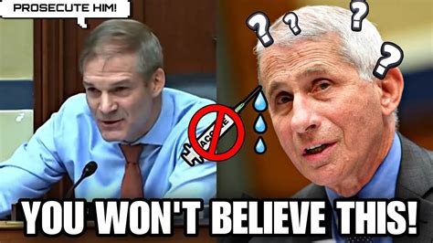 Jim Jordan DESTROYS the Fauci Sauce Narrative 🔥🔥🔥🔥