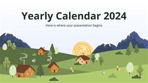 Yearly Calendar 2024 Presentation