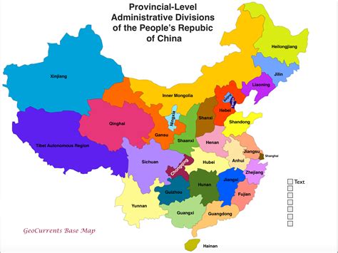 map of china