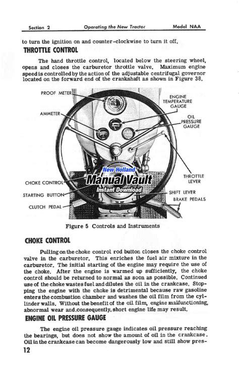 1953-1954 Ford NAA Tractor Owners, Shop, Parts Manual Set - Manual Vault