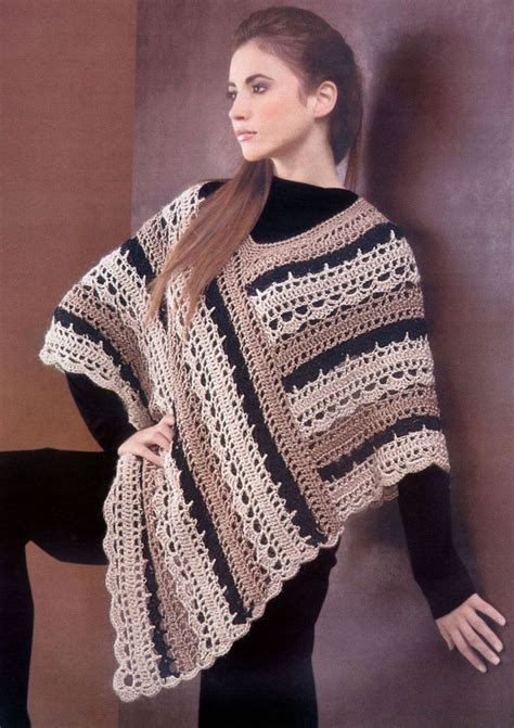 Épinglé sur Crochet ponchos