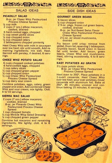 Check out these retro Cheez Whiz recipes from their Idea Book (1974 ...