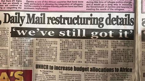 Outrage as Zambian newspaper publishes in Chinese – Nairobi News