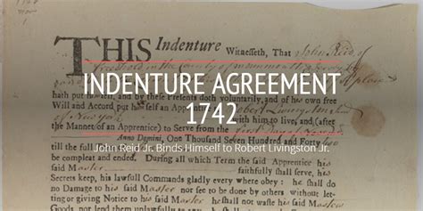 INDENTURE AGREEMENT 1742