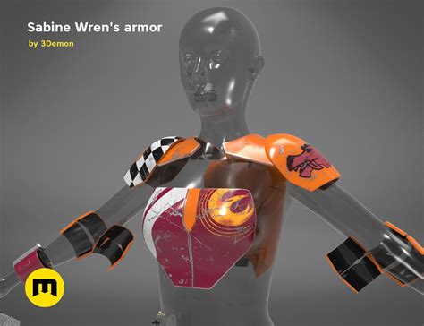 Sabine Wren’s armor | 3Demon - 3D print models download