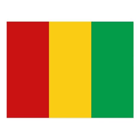 Guinea-Conakry Flag Postcard | Zazzle