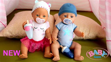 New Baby Born Interactive Dolls! Baby Dolls Care Routine Pretend Play ...