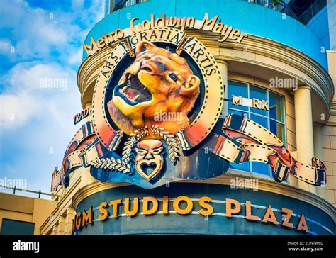 Metro Goldwyn Mayer logo or sign, Niagara, Ontario, Canada Stock Photo - Alamy