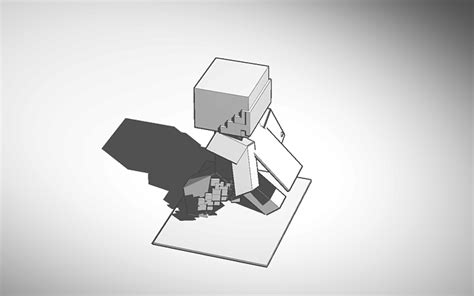 3D design Minecraft skin template - Tinkercad