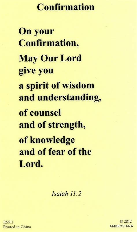 CONFIRMATION- LAMINATED HOLY CARDS- QUANTITY 25 PRAYER CARDS - Catholic ...