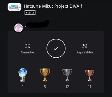 [Hatsune Miku Project Diva F] : r/Trophies