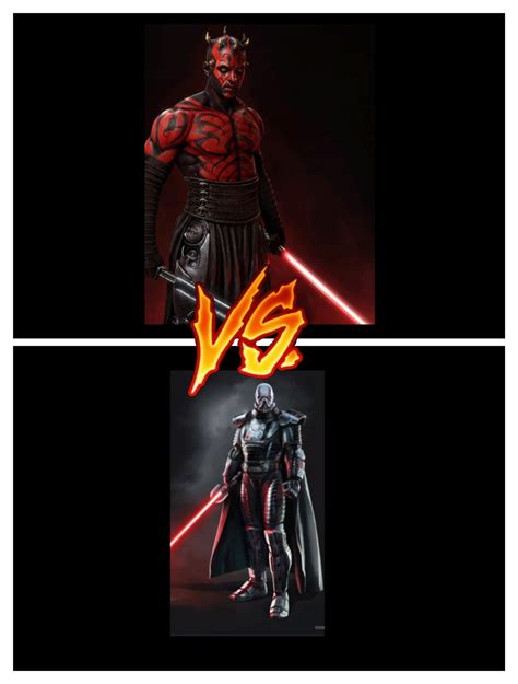 Darth maul vs Darth malgus - Battles - Comic Vine