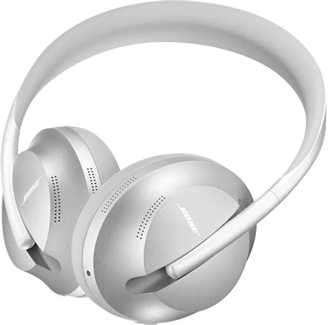 Bose Headphones 700 Wireless Noise Cancelling Over-the-Ear Headphones Luxe Silver 794297-0300 ...