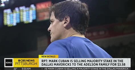 Report: Mark Cuban selling majority stake of Dallas Mavericks - CBS ...